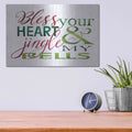 'Jingle My Bells' by Cindy Jacobs – Metal Wall Art, 16x12 room view