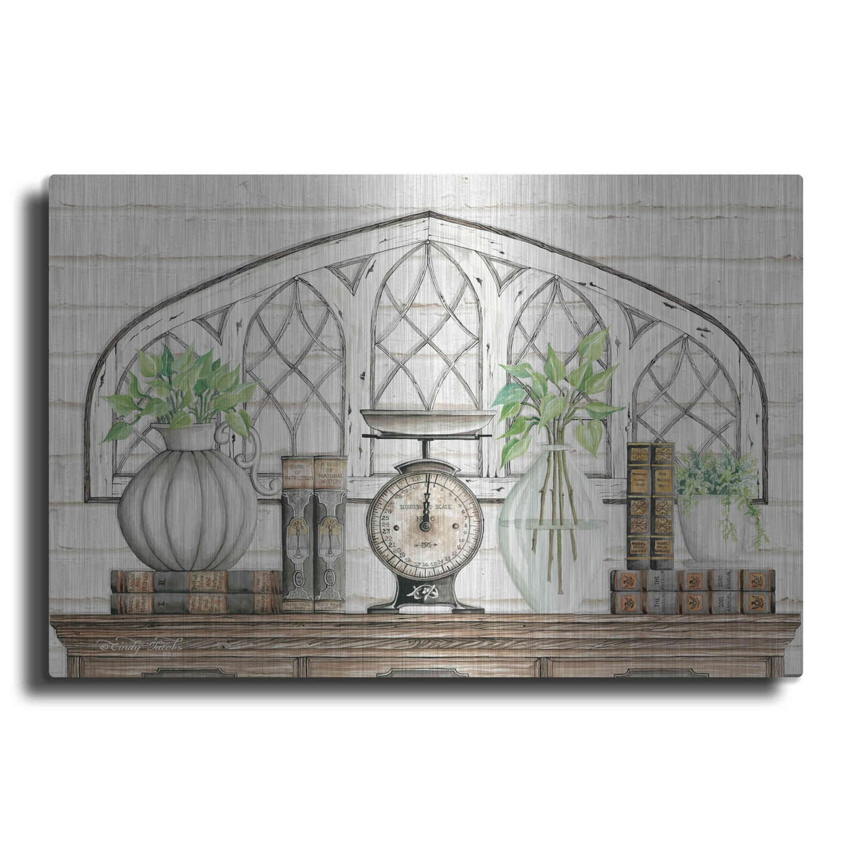 'All Things Near and Dear II' by Cindy Jacobs – Metal Wall Art