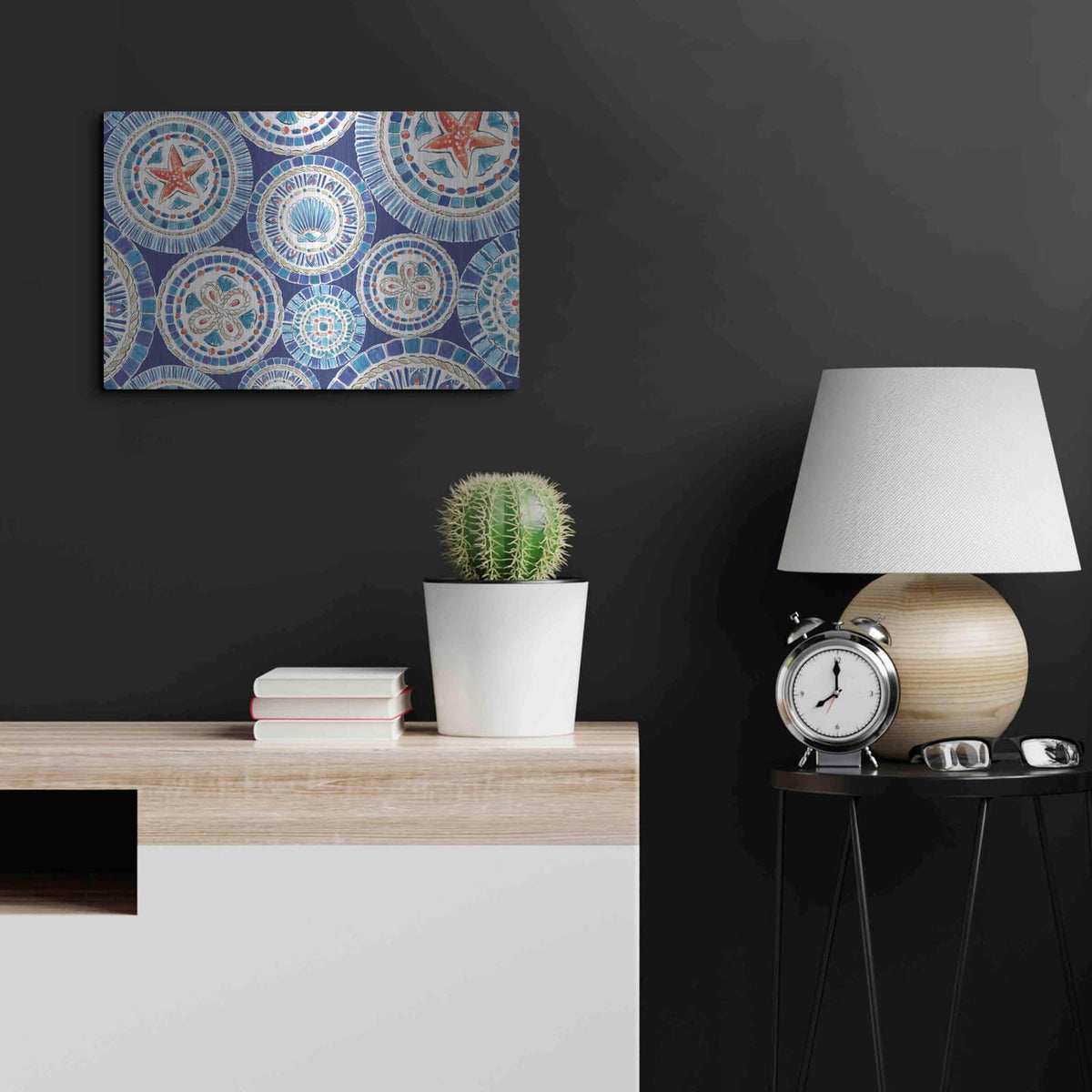'Maritime XV' by Daphne Brissonnet – Metal Wall Art, 24x16 room view