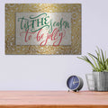 'Tis the Season' by Cindy Jacobs – Metal Wall Art, 16x12 room view