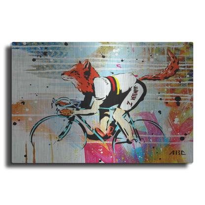 Luxe Metal Art 'Le Fox' by AbcArtAttack, Metal Wall Art