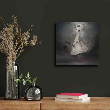 Luxe Metal Art 'Broken Dawn' by Art & Ghosts, Metal Wall Art,12x12