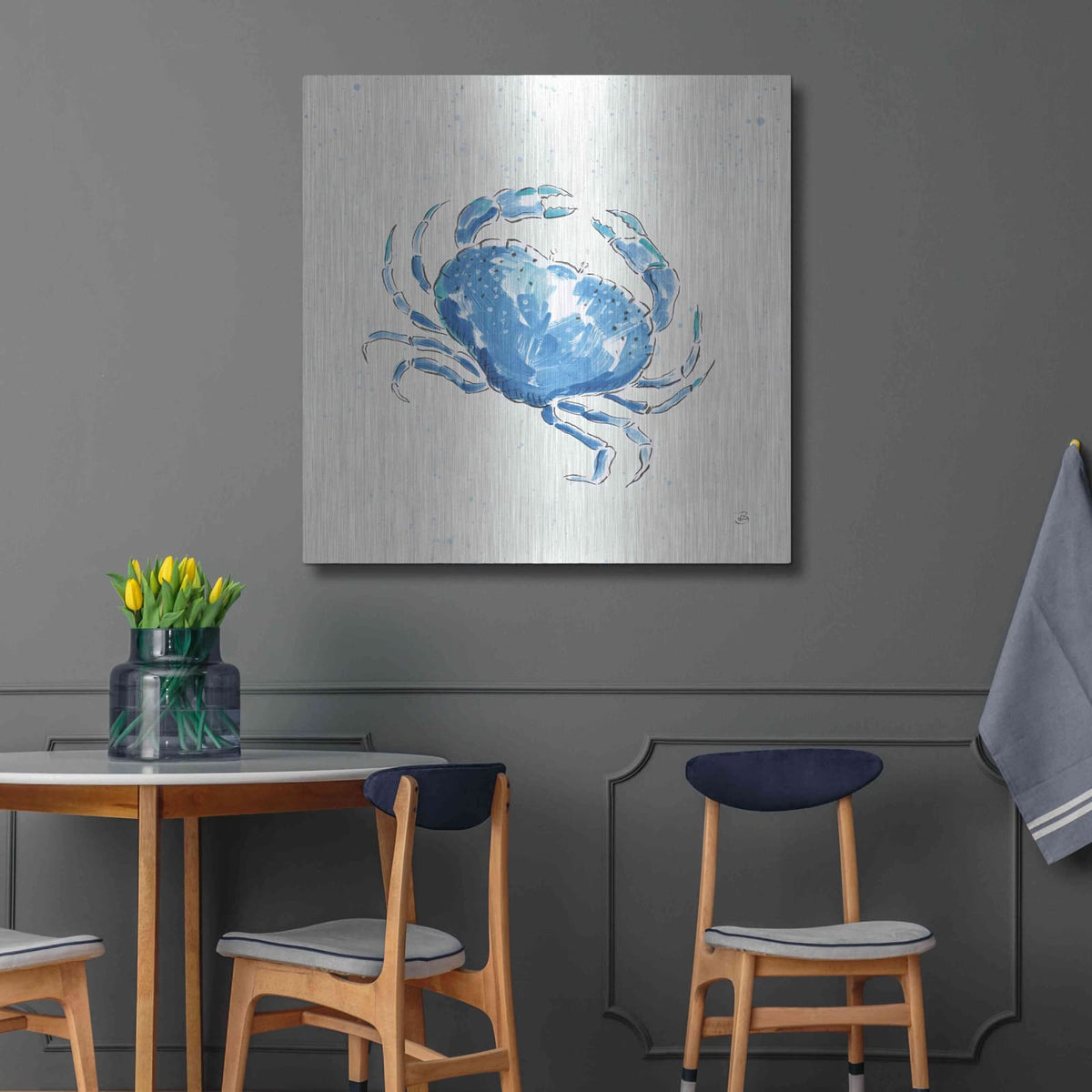 'Maritime X' by Daphne Brissonnet – Metal Wall Art, 36x36 room view