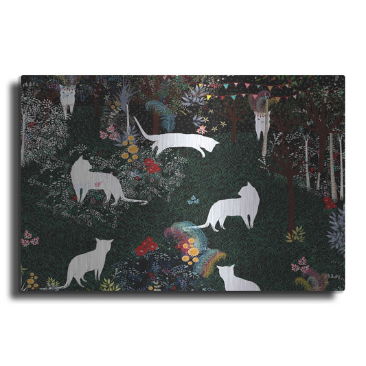 Luxe Metal Art 'Cat Heaven' by Art & Ghosts, Metal Wall Art