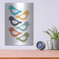 'Playful Birds' by Ayse – Metal Wall Art, 12x16 room view