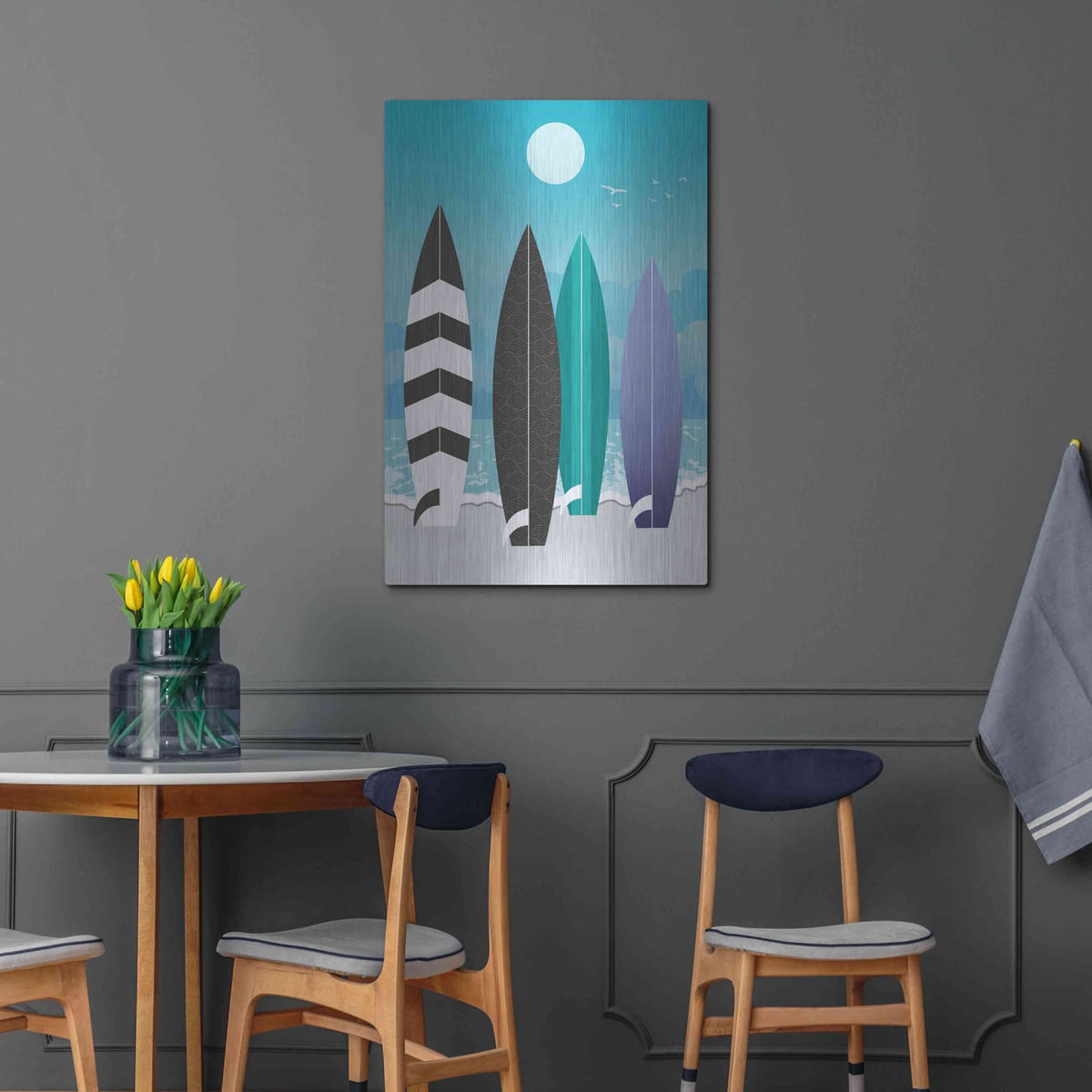 'Surfboards' by Ayse – Metal Wall Art, 24x36 room view
