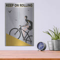 'Keel On Rolling' by Ayse – Metal Wall Art, 12x16 room view