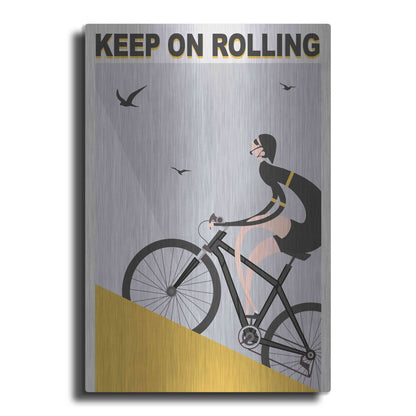 Luxe Metal Art 'Keel On Rolling' by Ayse, Metal Wall Art