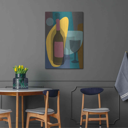 Luxe Metal Art 'Five O'Clock' by Ayse, Metal Wall Art,24x36