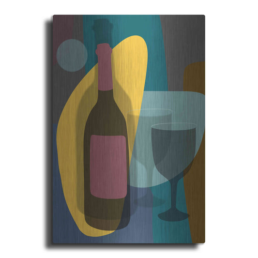 Luxe Metal Art 'Five O'Clock' by Ayse, Metal Wall Art