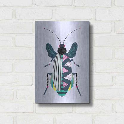 Luxe Metal Art 'Beetle' by Ayse, Metal Wall Art,12x16