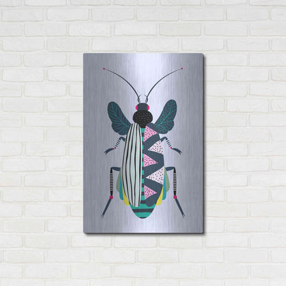 Luxe Metal Art 'Beetle' by Ayse, Metal Wall Art,24x36