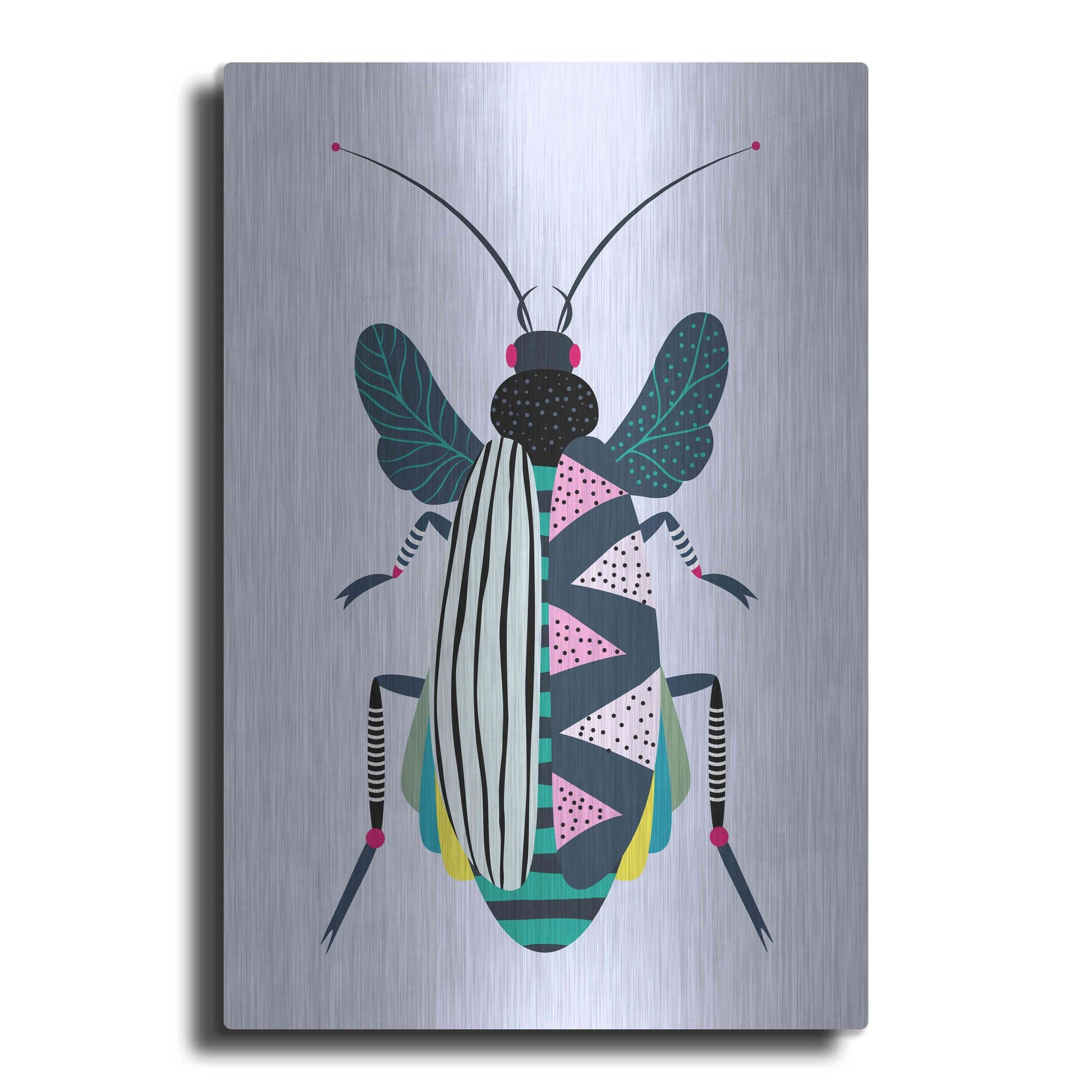 Luxe Metal Art 'Beetle' by Ayse, Metal Wall Art