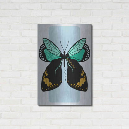 Luxe Metal Art 'Butterfly' by Ayse, Metal Wall Art,24x36