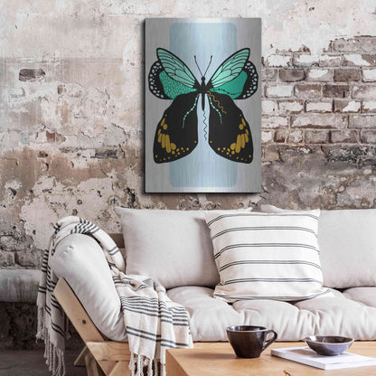 Luxe Metal Art 'Butterfly' by Ayse, Metal Wall Art,24x36