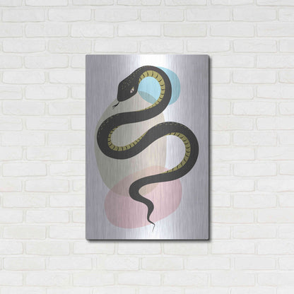Luxe Metal Art 'Snake' by Ayse, Metal Wall Art,24x36