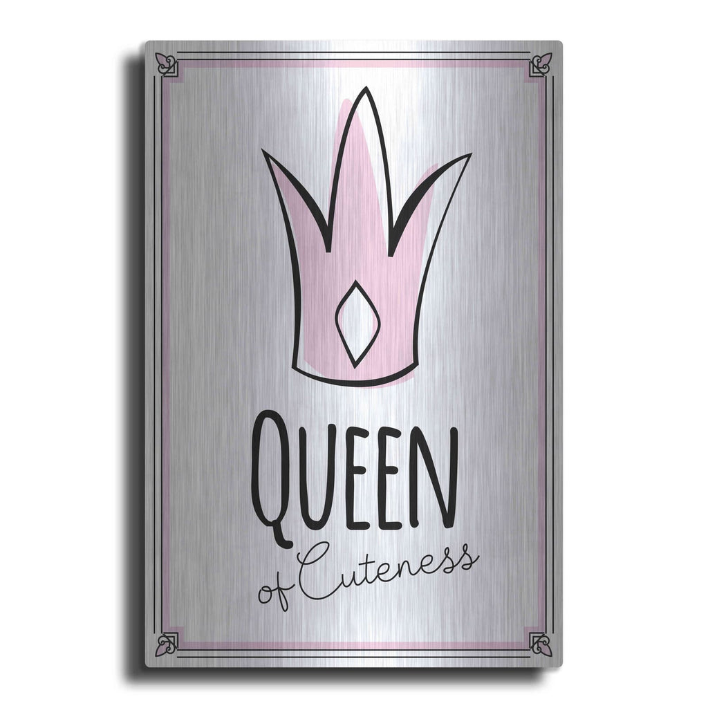 'Queen of Cuteness' by Ayse – Metal Wall Art