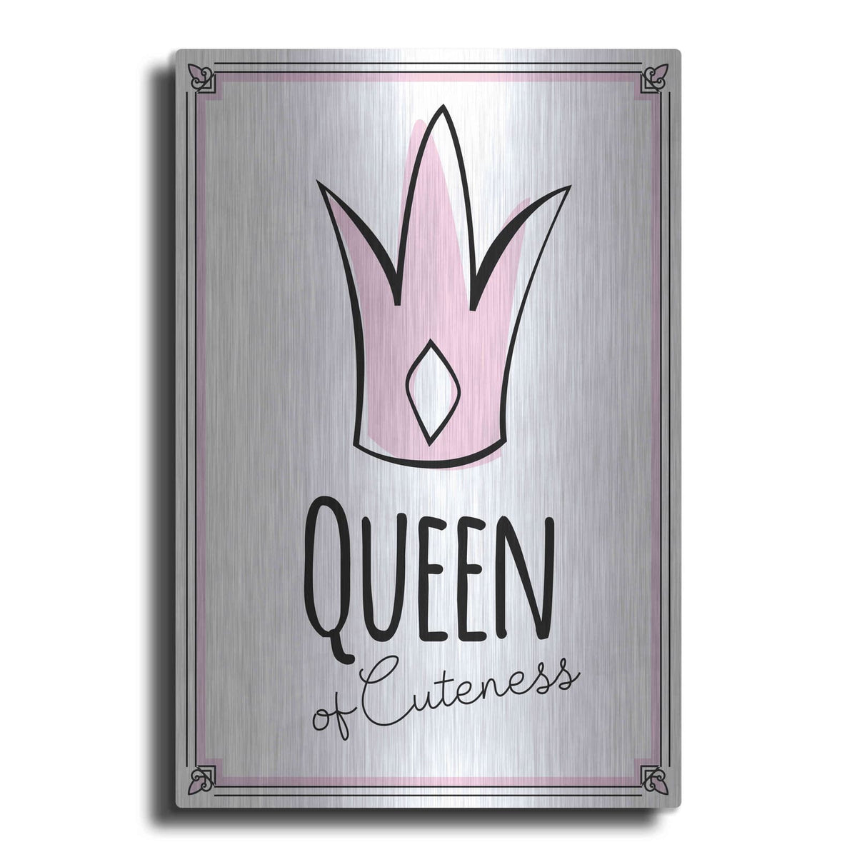 'Queen of Cuteness' by Ayse – Metal Wall Art