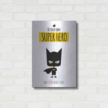 Luxe Metal Art 'Superhero One' by Ayse, Metal Wall Art,16x24