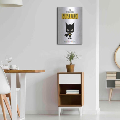 Luxe Metal Art 'Superhero One' by Ayse, Metal Wall Art,16x24