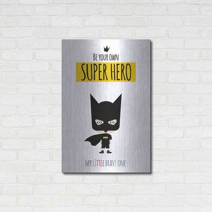 Luxe Metal Art 'Superhero One' by Ayse, Metal Wall Art,24x36