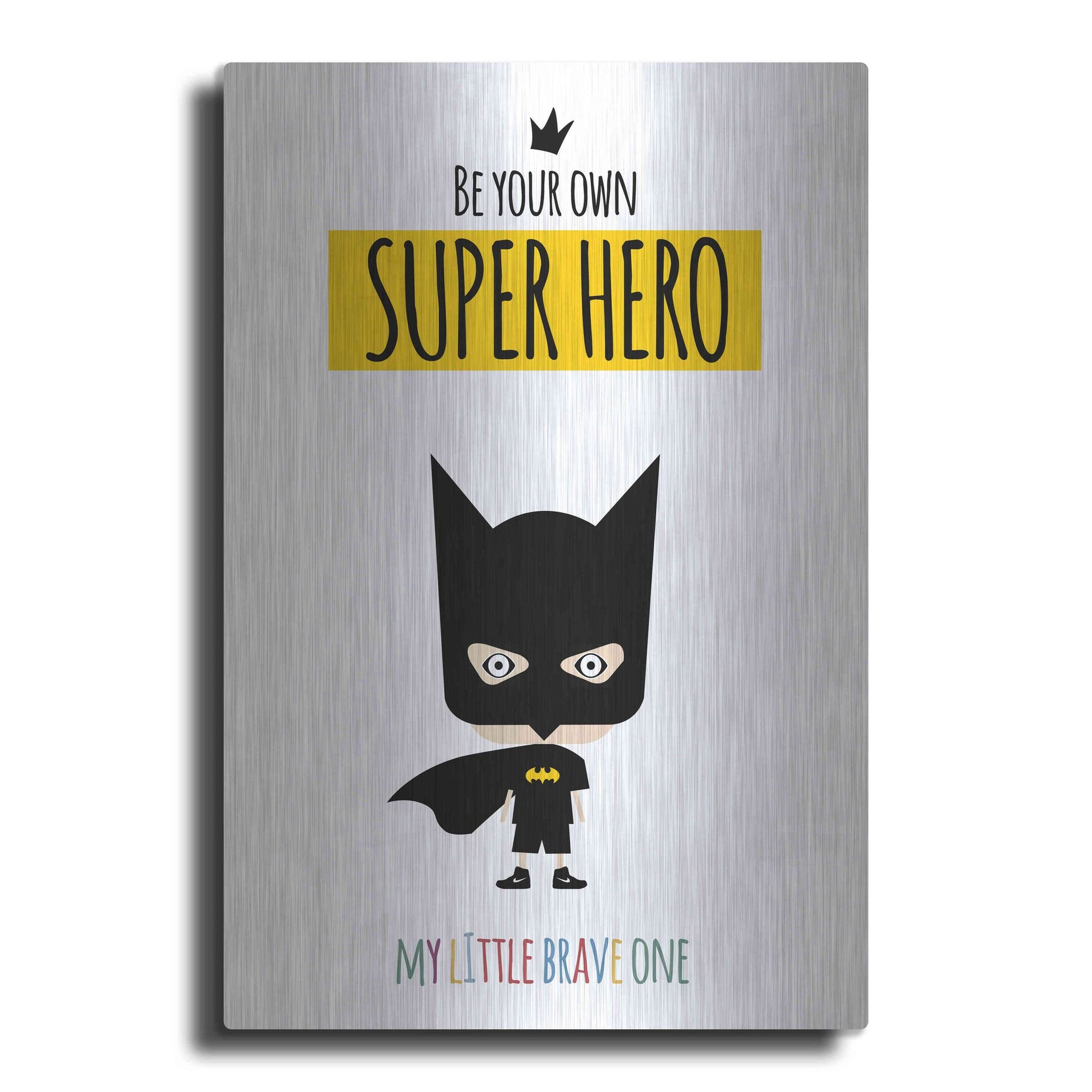 Luxe Metal Art 'Superhero One' by Ayse, Metal Wall Art