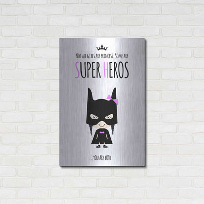Luxe Metal Art 'Superhero Two' by Ayse, Metal Wall Art,24x36