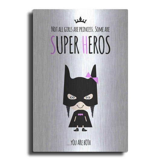 Luxe Metal Art 'Superhero Two' by Ayse, Metal Wall Art