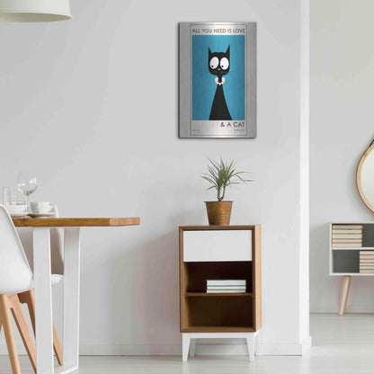 Luxe Metal Art 'All You Need Is Love' by Ayse, Metal Wall Art,16x24