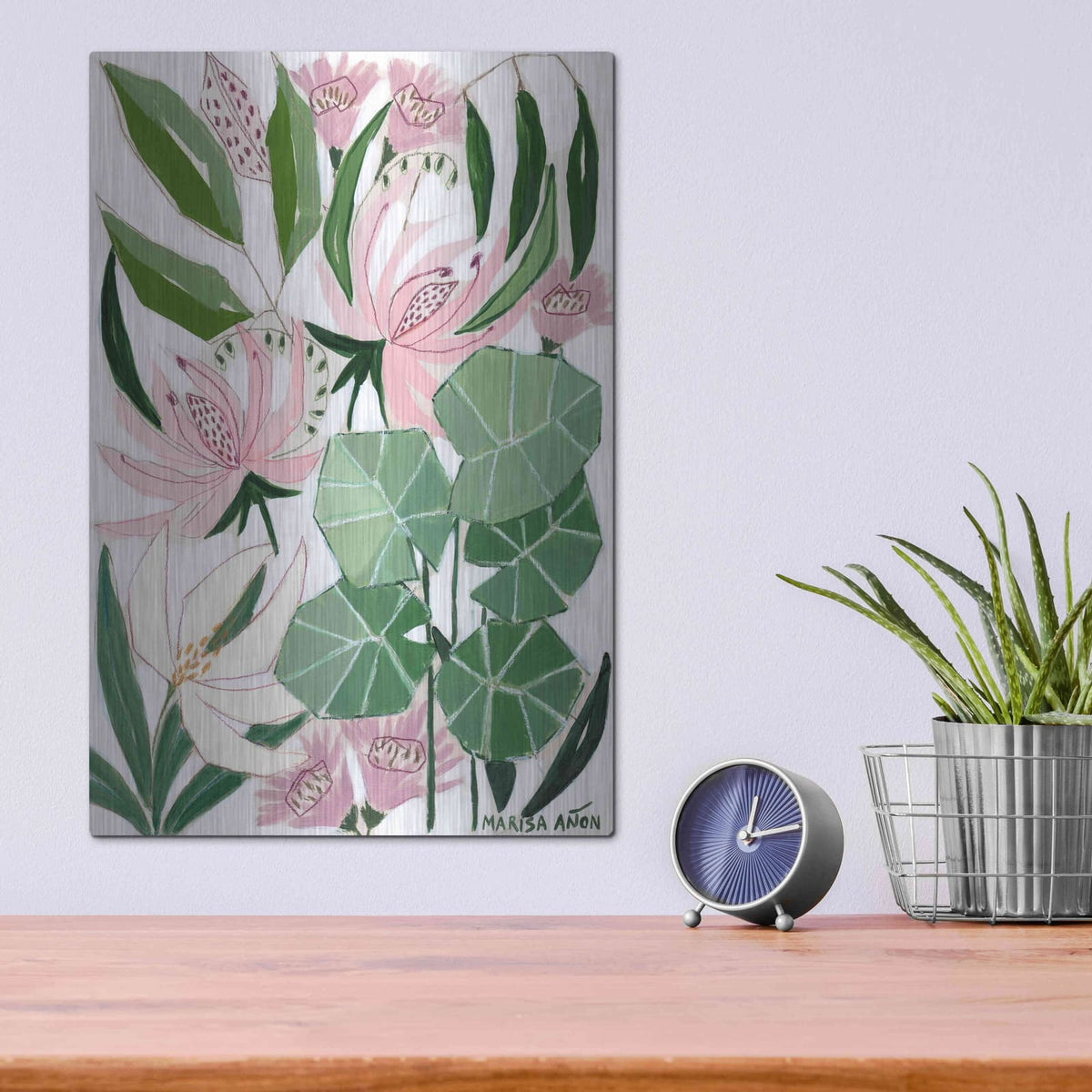 'Bohemia 1' by Marisa Anon – Metal Wall Art, 12x16 room view