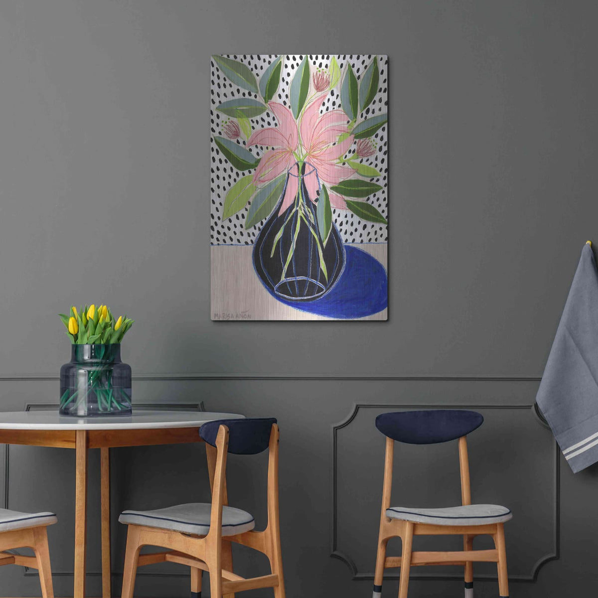 'Spring Florals 7' by Marisa Anon – Metal Wall Art, 24x36 room view
