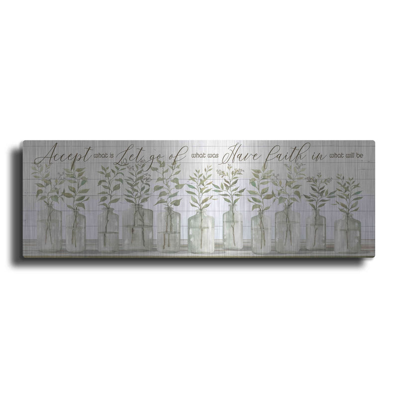 'Accept What Is' by Cindy Jacobs – Metal Wall Art