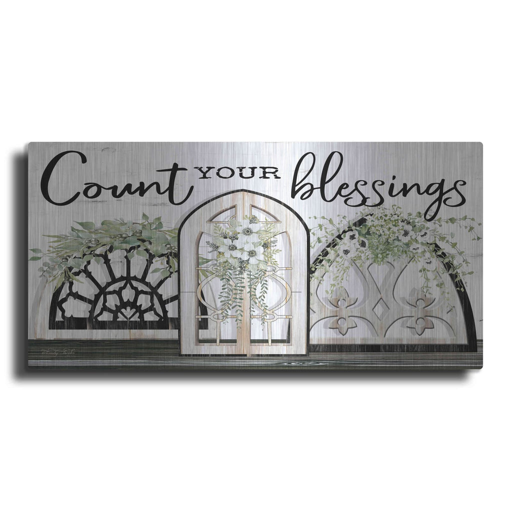'Count Your Blessings' by Cindy Jacobs – Metal Wall Art