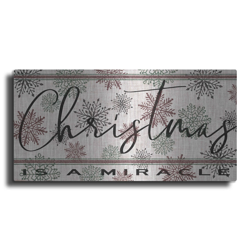 'Christmas is a Miracle' by Cindy Jacobs – Metal Wall Art