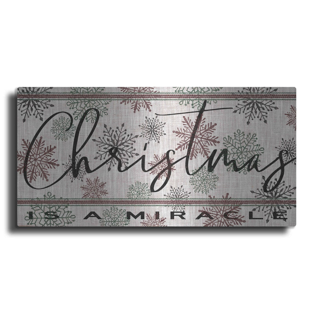 'Christmas is a Miracle' by Cindy Jacobs – Metal Wall Art