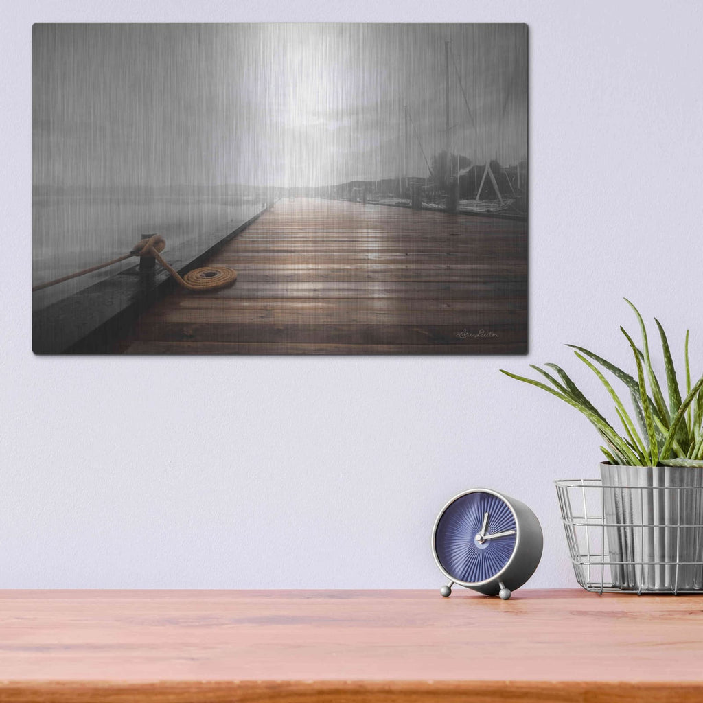 'Newport Dock I' by Lori Deiter – Metal Wall Art, 16x12 room view