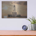 'Charity Shoal Lighthouse' by Lori Deiter – Metal Wall Art, 16x12 room view