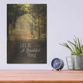 'Life is a Beautiful Thing' by Lori Deiter – Metal Wall Art, 12x16 room view