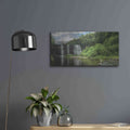 'Salmon River Falls' by Lori Deiter – Metal Wall Art, 24x12 room view