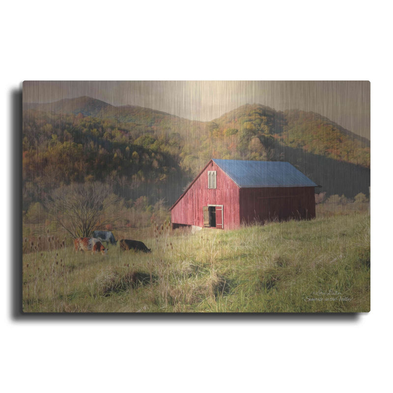 'Sunrise in the Valley' by Lori Deiter – Metal Wall Art
