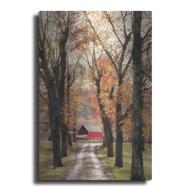 'On Those Country Roads' by Lori Deiter – Metal Wall Art