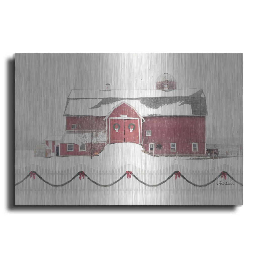'Please Come Home for Christmas' by Lori Deiter – Metal Wall Art