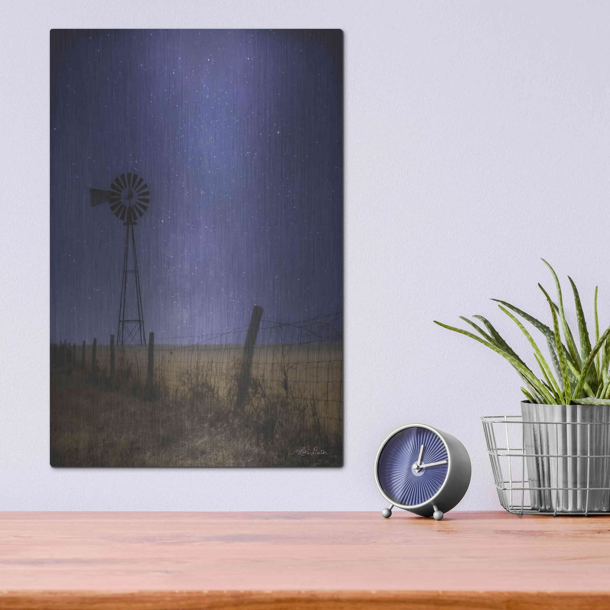 'Starlit Night' by Lori Deiter – Metal Wall Art, 12x16 room view