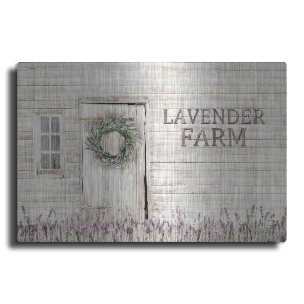 'Lavender Farm' by Lori Deiter – Metal Wall Art