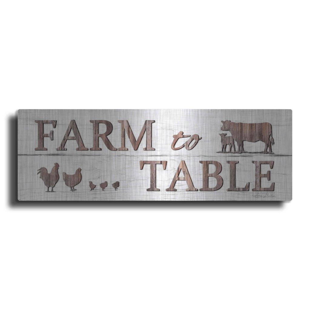 'Farm to Table' by Lori Deiter – Metal Wall Art