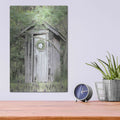 'Lavender Outhouse' by Lori Deiter – Metal Wall Art, 12x16 room view