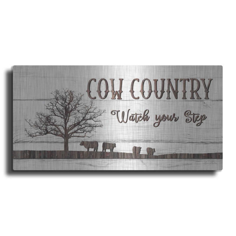 'Cow Country' by Lori Deiter – Metal Wall Art