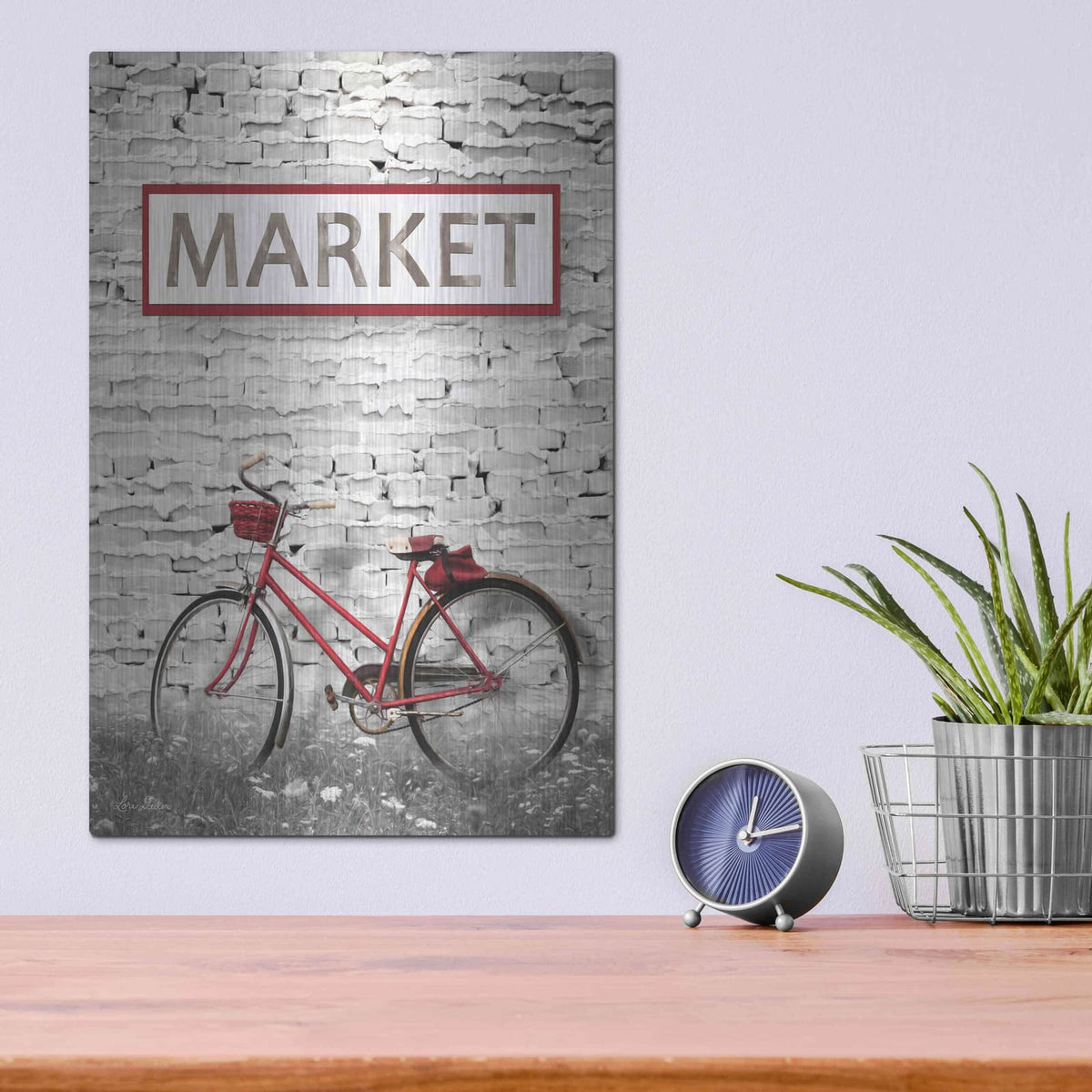 'At the Market' by Lori Deiter – Metal Wall Art, 12x16 room view