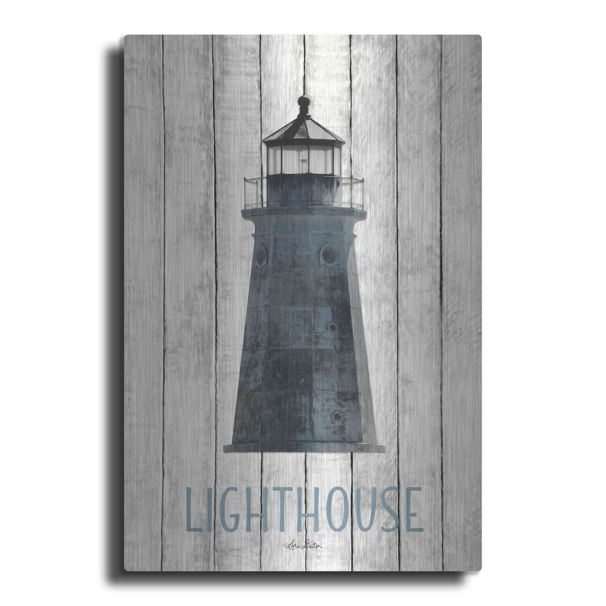 'Lighthouse' by Lori Deiter – Metal Wall Art