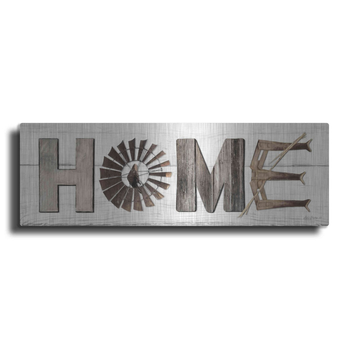 'Rustic Home II' by Lori Deiter – Metal Wall Art